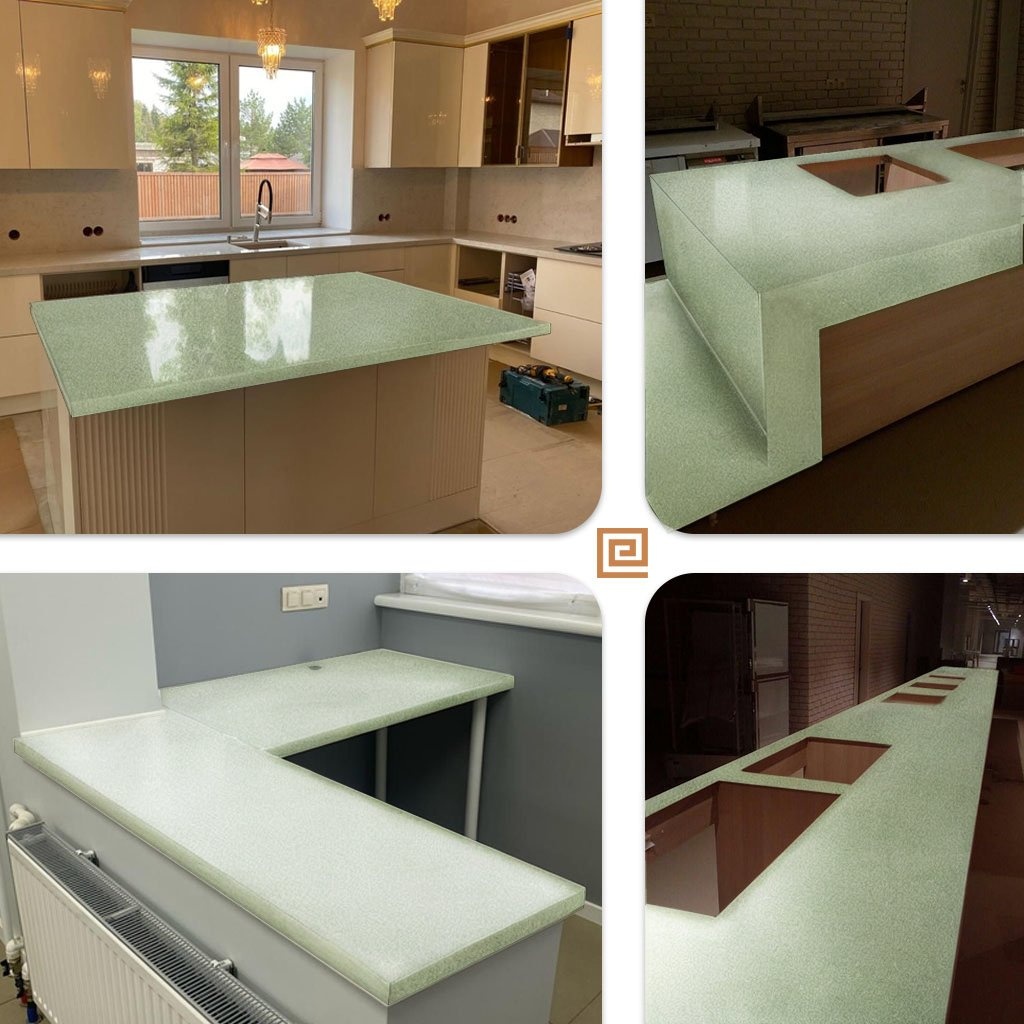 фото silestone posidonia green