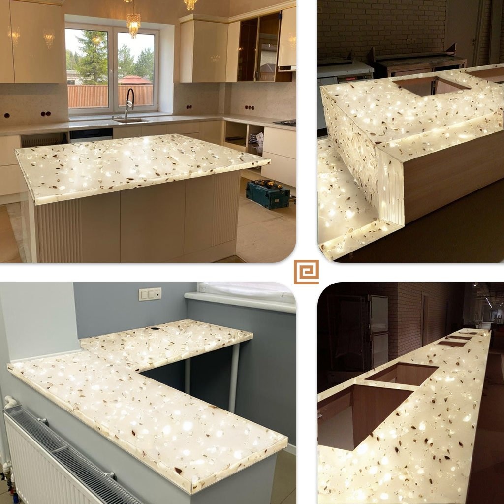 фото hi-macs g30 ivory quartz
