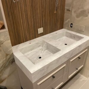Совмещенная двойная раковина из искусственного камня Старон