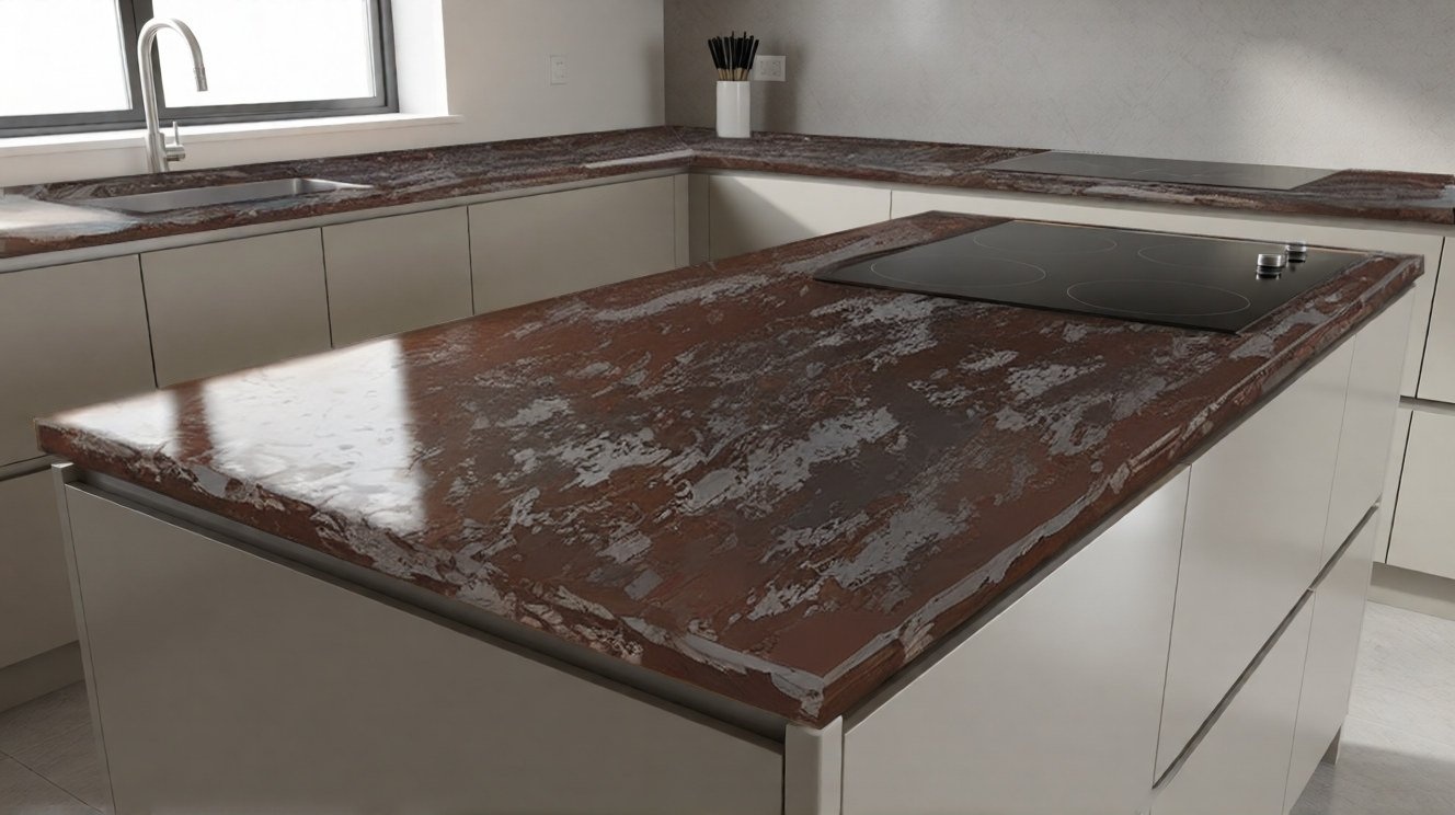Столешница Avant Quartz 8200 Бордо