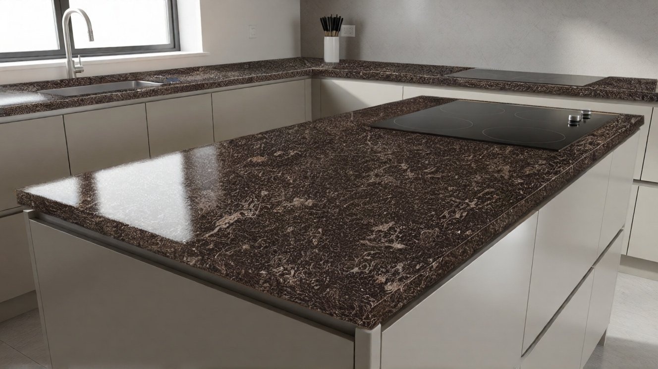 Столешница Avant Quartz 9005 Бурбоне