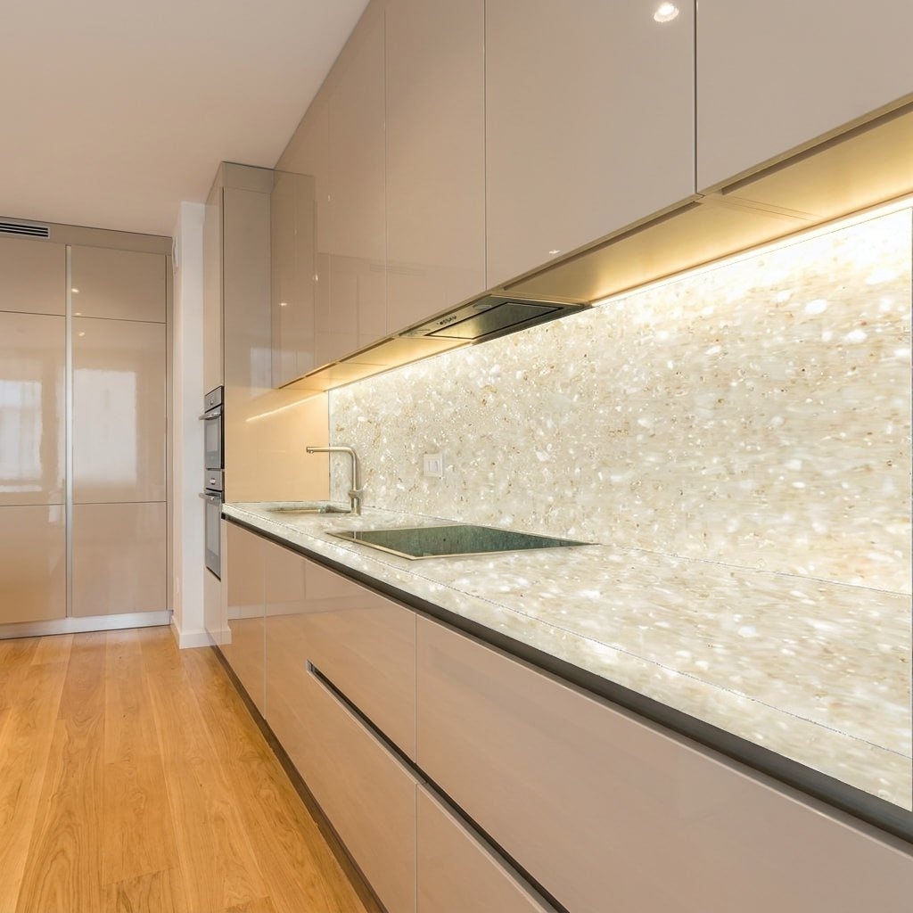 Искусственный акриловый камень Hi-Macs G38 Sea Oat Quartz